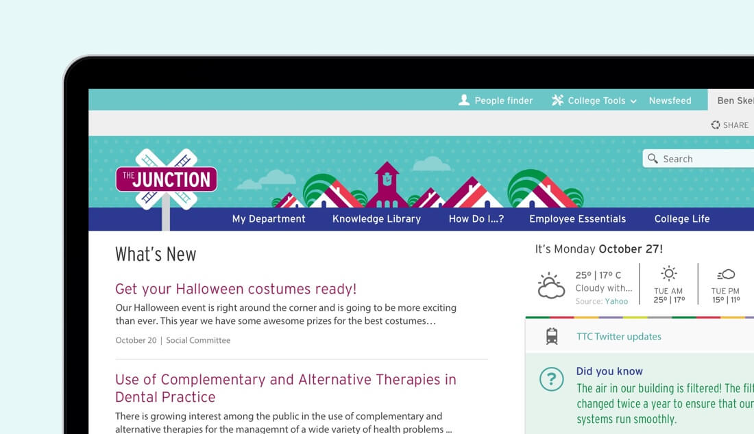 Junction - The Royal College of Dental Surgeons of Ontario intranet