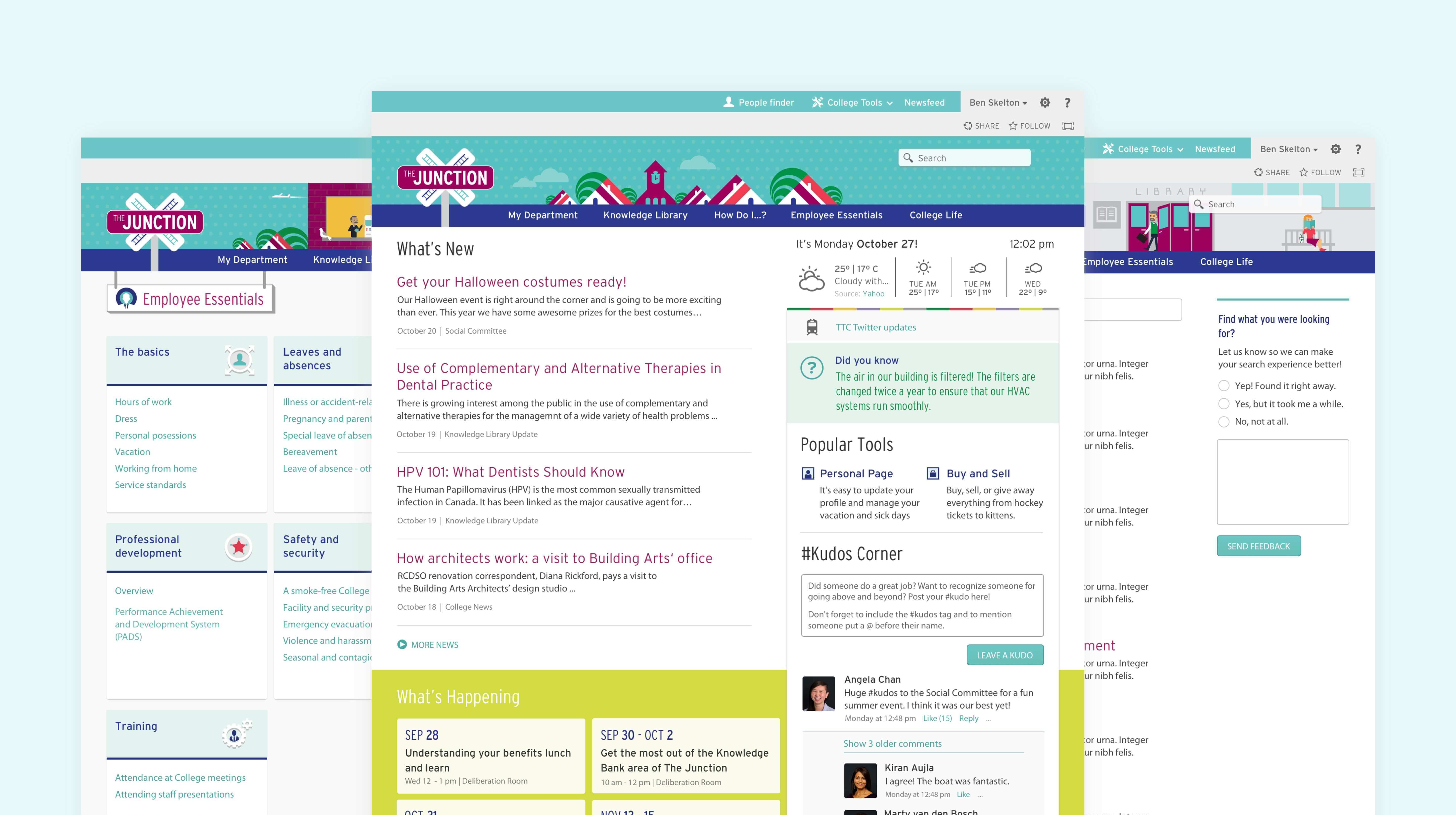 The Junction pages