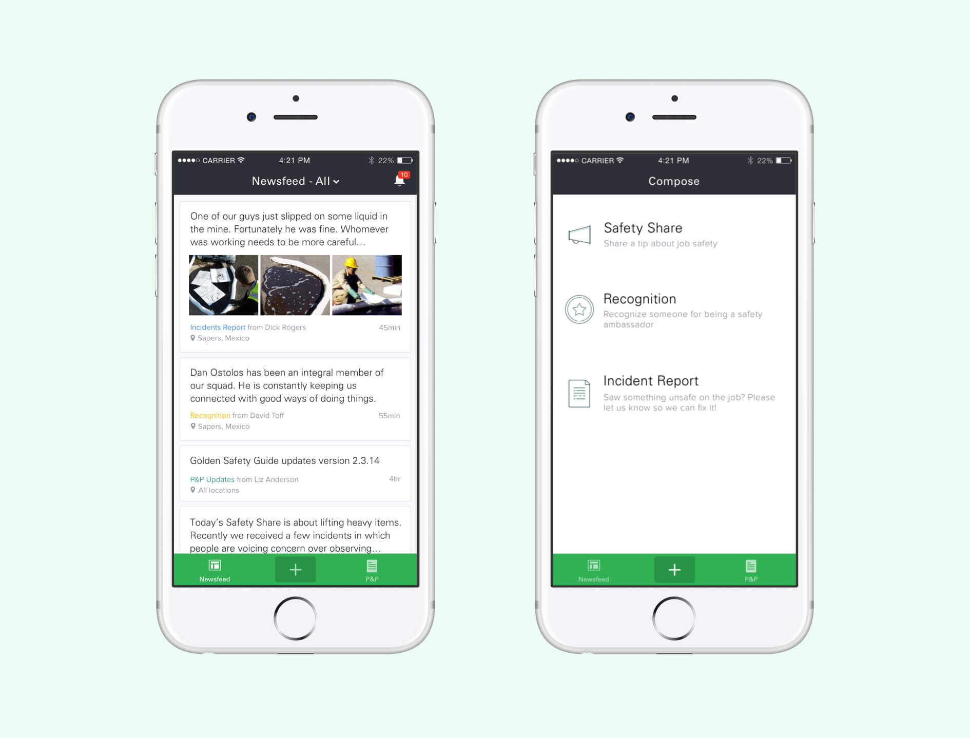 Homepage wireframe and mockup for first release